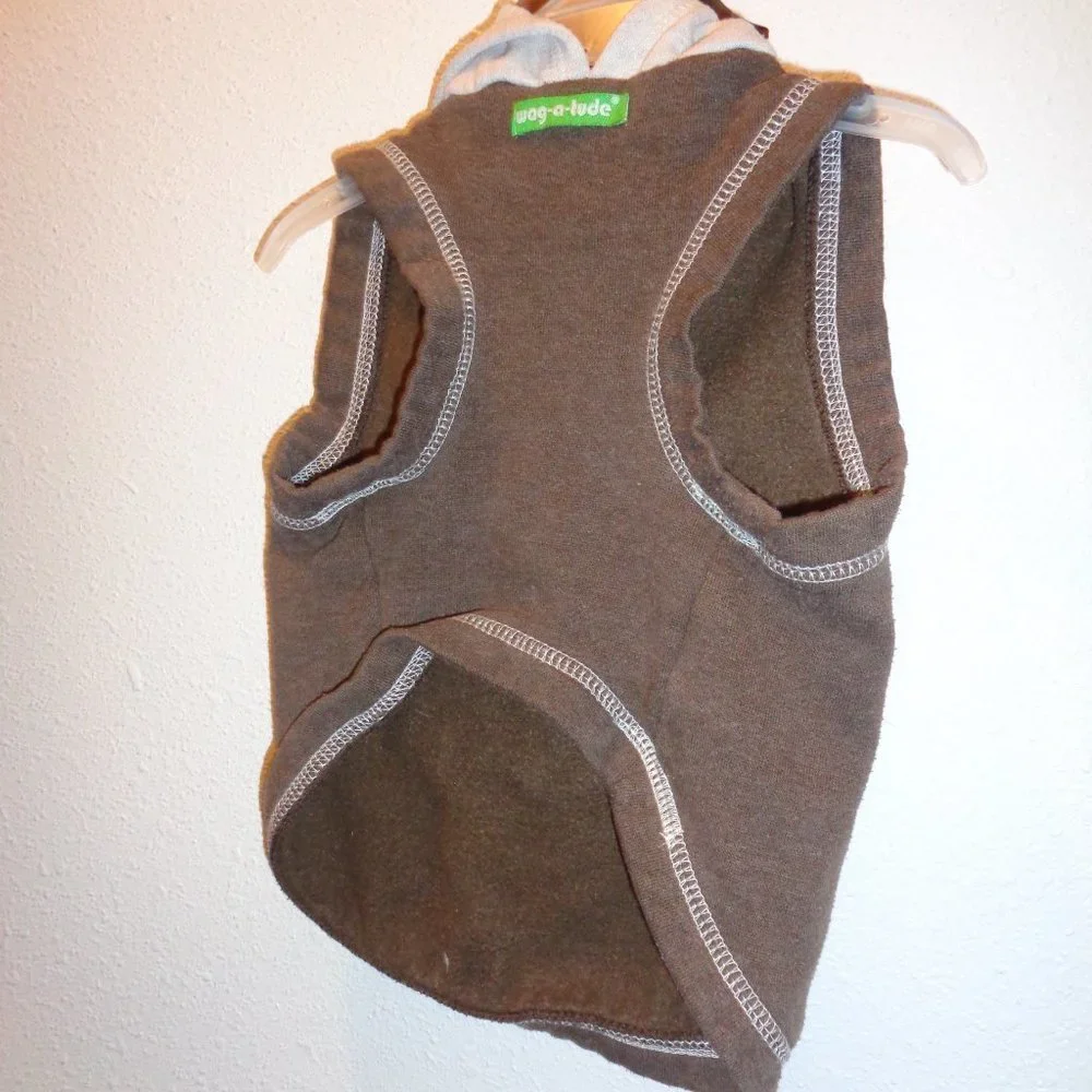 Wag-a-tude BOYS RULE Dog Hoodie Size Medium